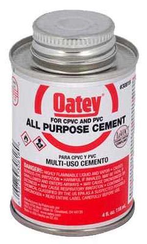 Oatey 4-Oz. All-Purpose Solvent Cement - Clear