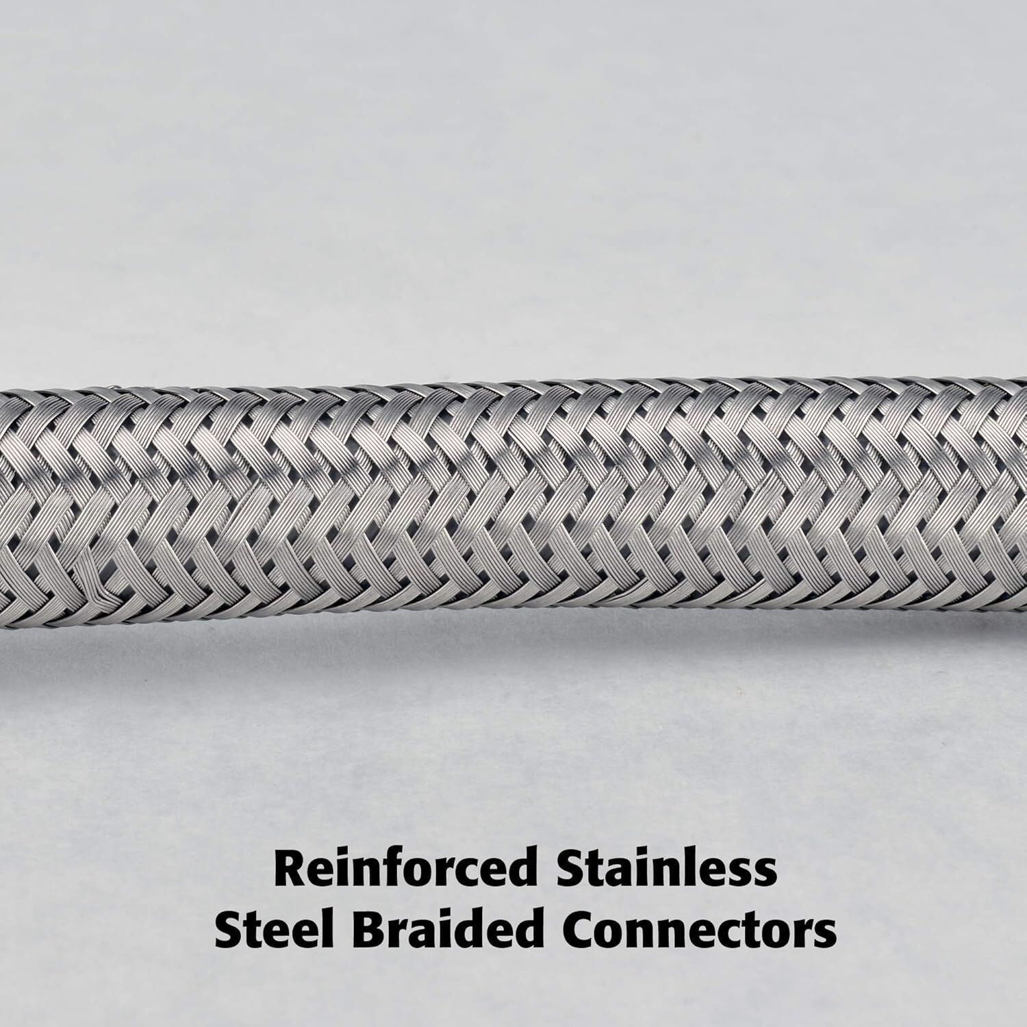 Plumb Pak EZ Series Stainless Steel Sink Supply Tube, 3/8-In Comp x 1/2-In FIP x 30-In