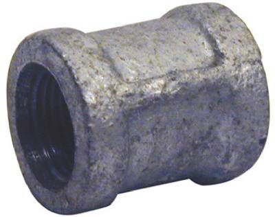 BK Products Galvanized Coupling With Stop - 3/4 in