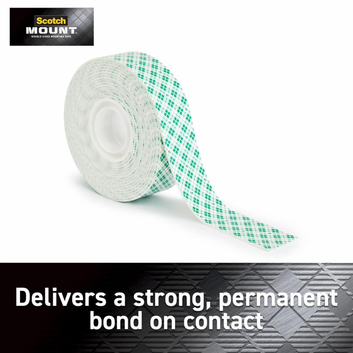 3M Scotch-Mount Indoor Double-Sided Mounting Tape, 1-In x 125-In