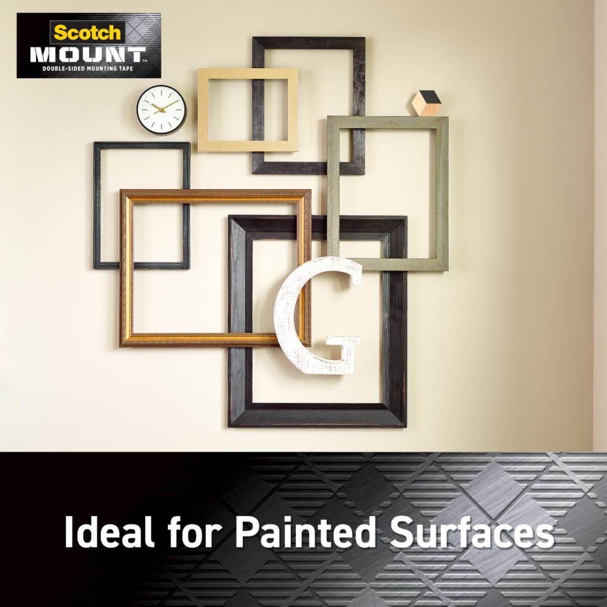 3M Scotch-Mount Indoor Double-Sided Mounting Tape, 1-In x 125-In