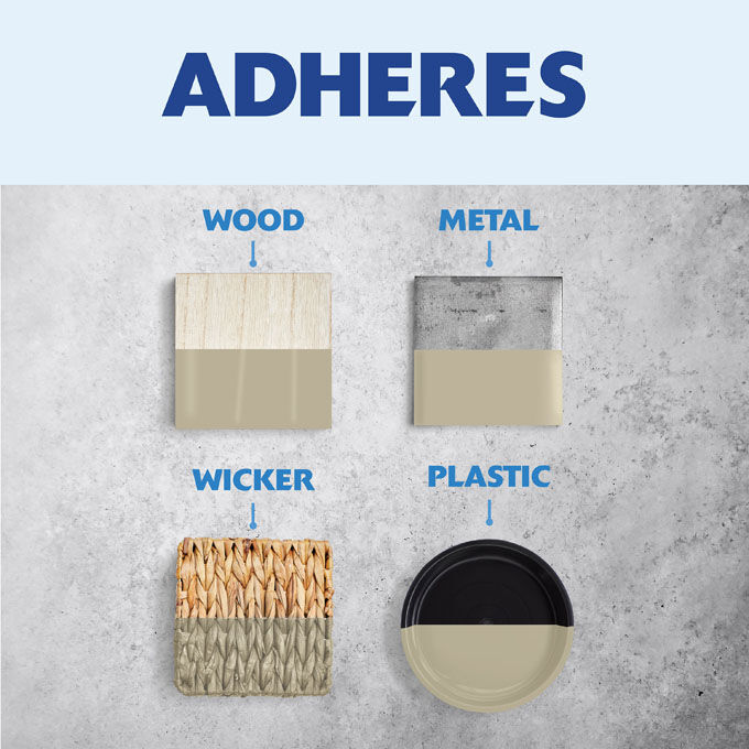 Rust-Oleum Painter's Touch 2X Ultra Cover Satin Fossil Spray Paint, 12-OZ