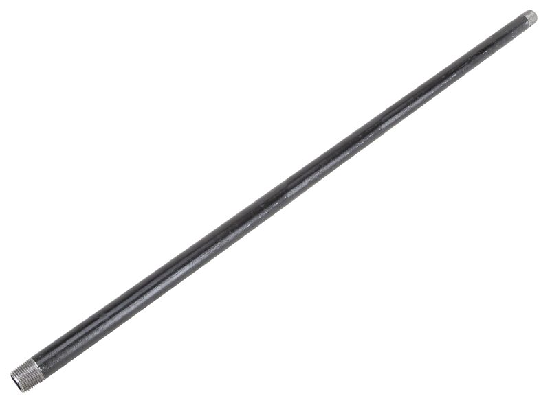 ProSource Schedule 40 Black Steel Pipe Nipple, 1/2-In x 1/2-In x 30-In