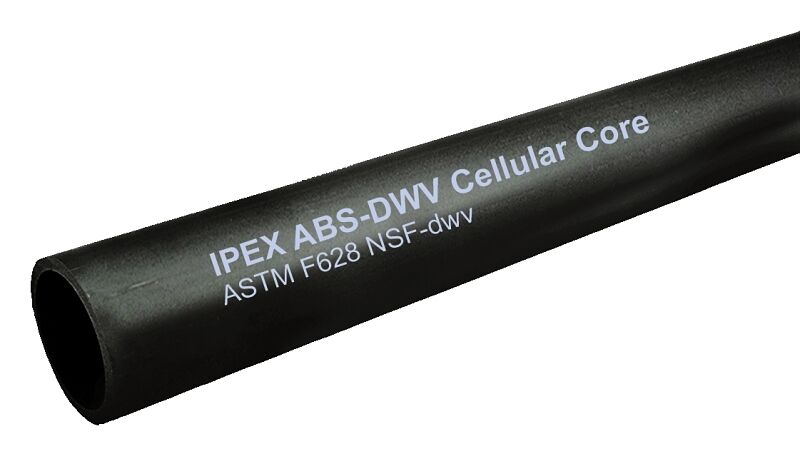 IPEX Schedule 40 ABS Pipe, 3-In x 12-Ft