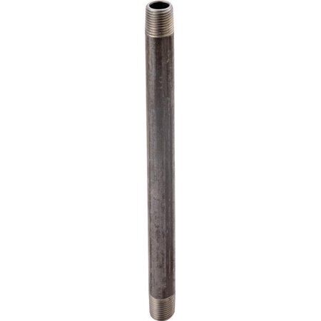 ProSource Black Pipe Nipple, 3/4-In X 18-In