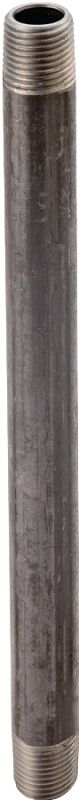 ProSource Schedule 40 Steel Pipe Nipple, 3/4-In x 3/4-In x 30-In