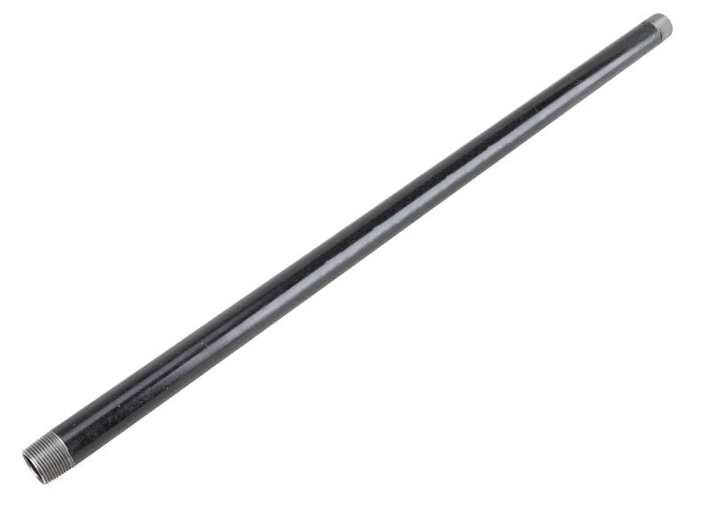 ProSource Schedule 40 Steel Pipe Nipple, 3/4-In x 3/4-In x 48-In