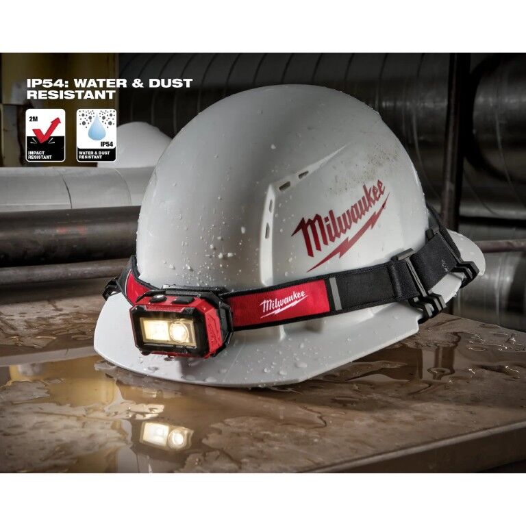Milwaukee Rechargeable Magnetic Headlamp and Task Light, 450-Lm