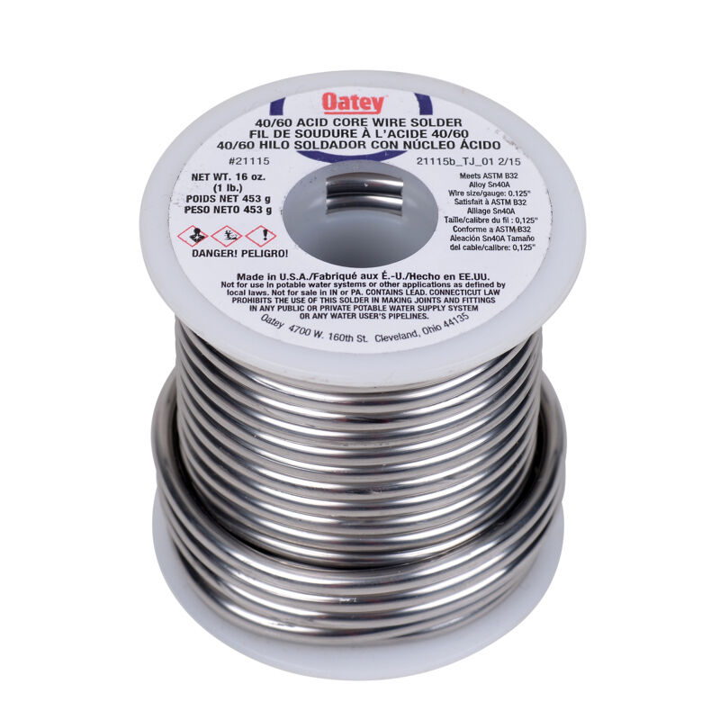 Oatey Acid Core Wire Solder 