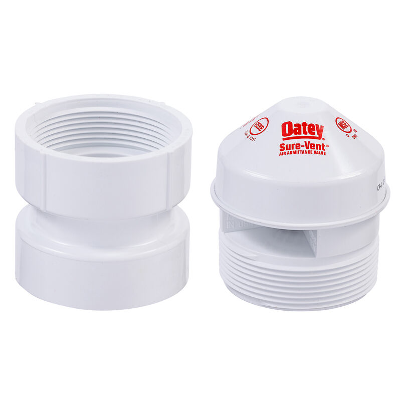 Oatey Sure-Vent 160 Branch 24 Stack DFU Air Admittance Valve, 1 1/2-In To 2-In