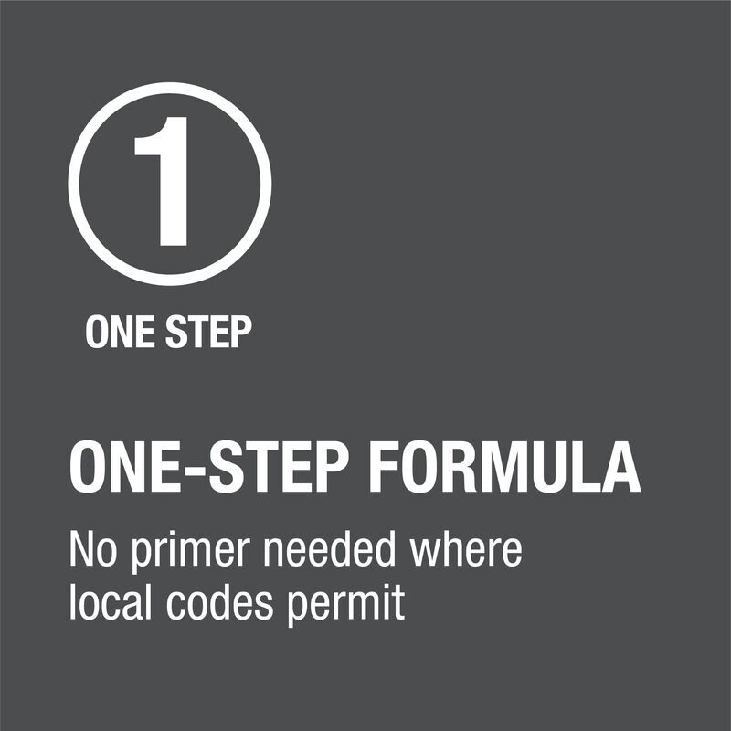 Oatey FlowGuard Gold 1-Step Yellow Cement, 8-Oz