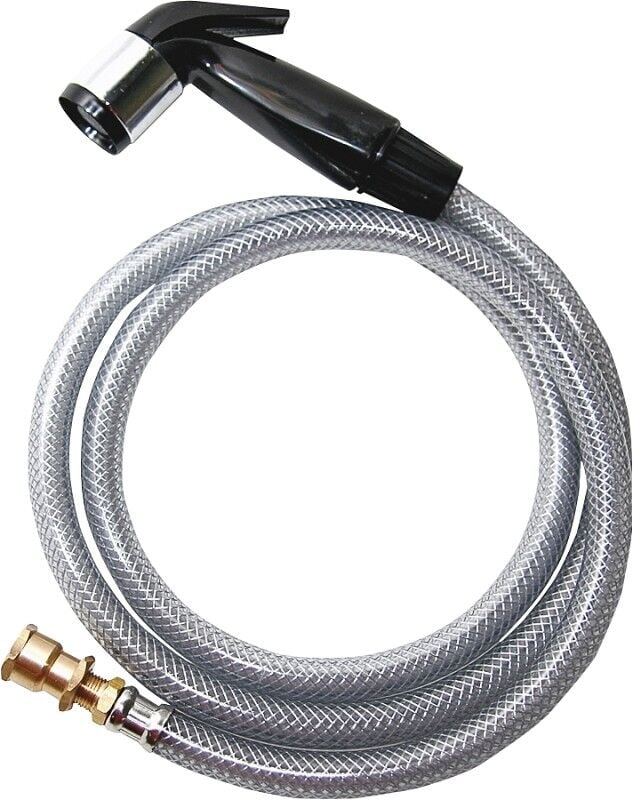 Plumb Pak Black Plastic Faucet Spray Head, 4-Ft