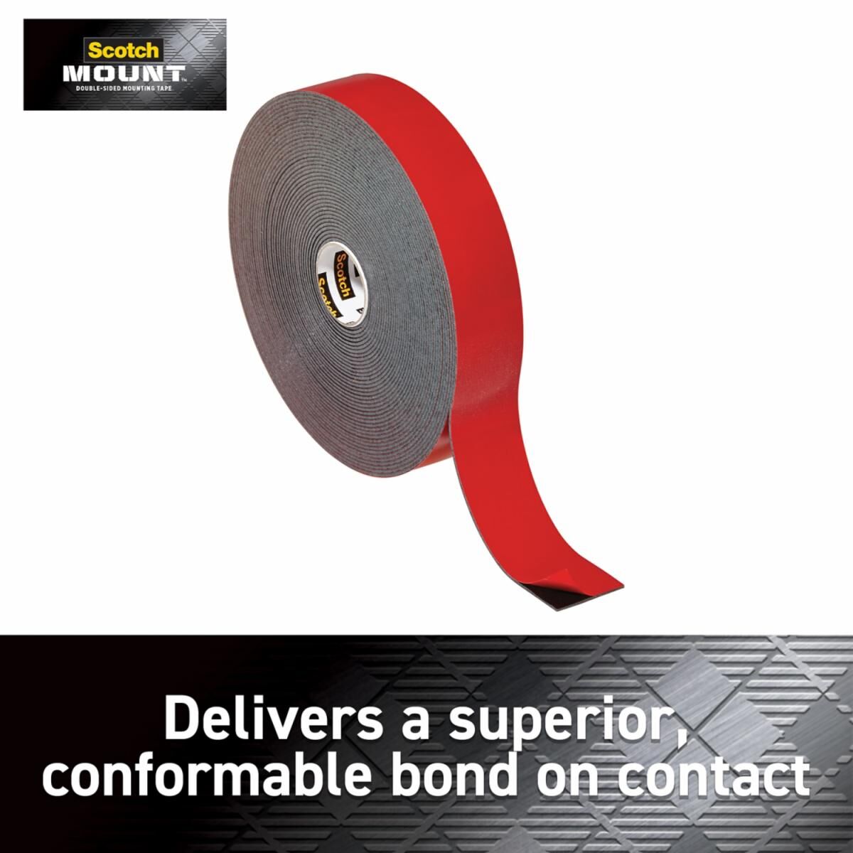 3M Scotch-Mount Extreme Double-Sided Mounting Tape Mega Roll, 1-In x 400-In