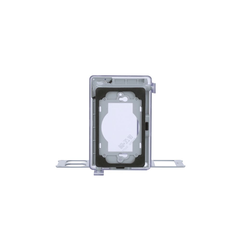 Eaton WIUX-1CL 1-Gang Clear While-In-Use Extra Duty Outlet Cover, 3 1/8-In