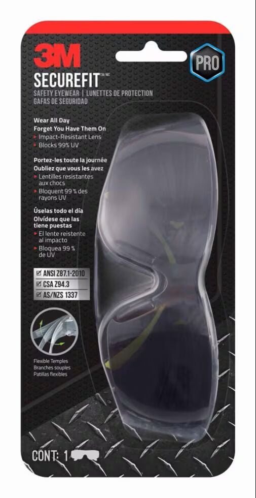 3m Safety Glasses 3M SecureFit 400 Eye Protection Glasses, Ct