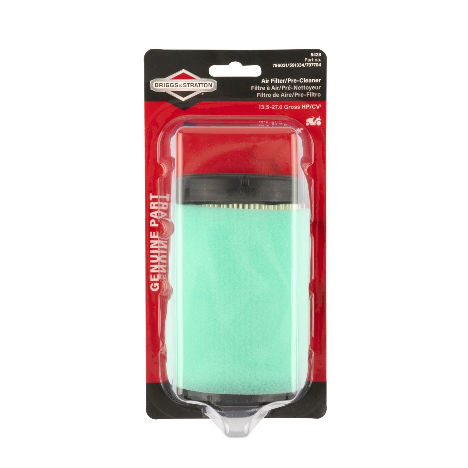 Briggs and Stratton Air Filter with Pre Clean