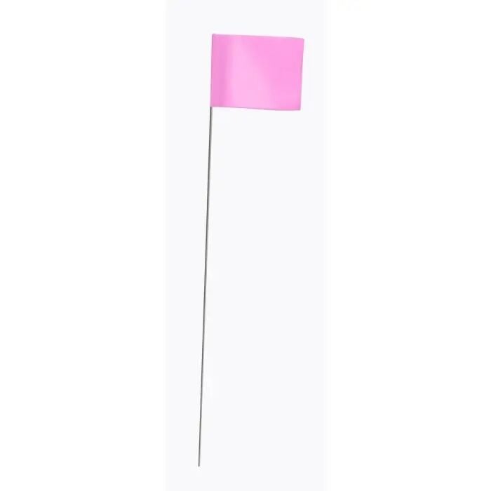 C.H. Hanson Pink Fluorescent Stake Flag, 21-In