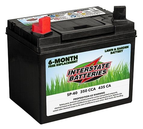 Interstate SP-40 Lawn And Garden Battery, 12-V