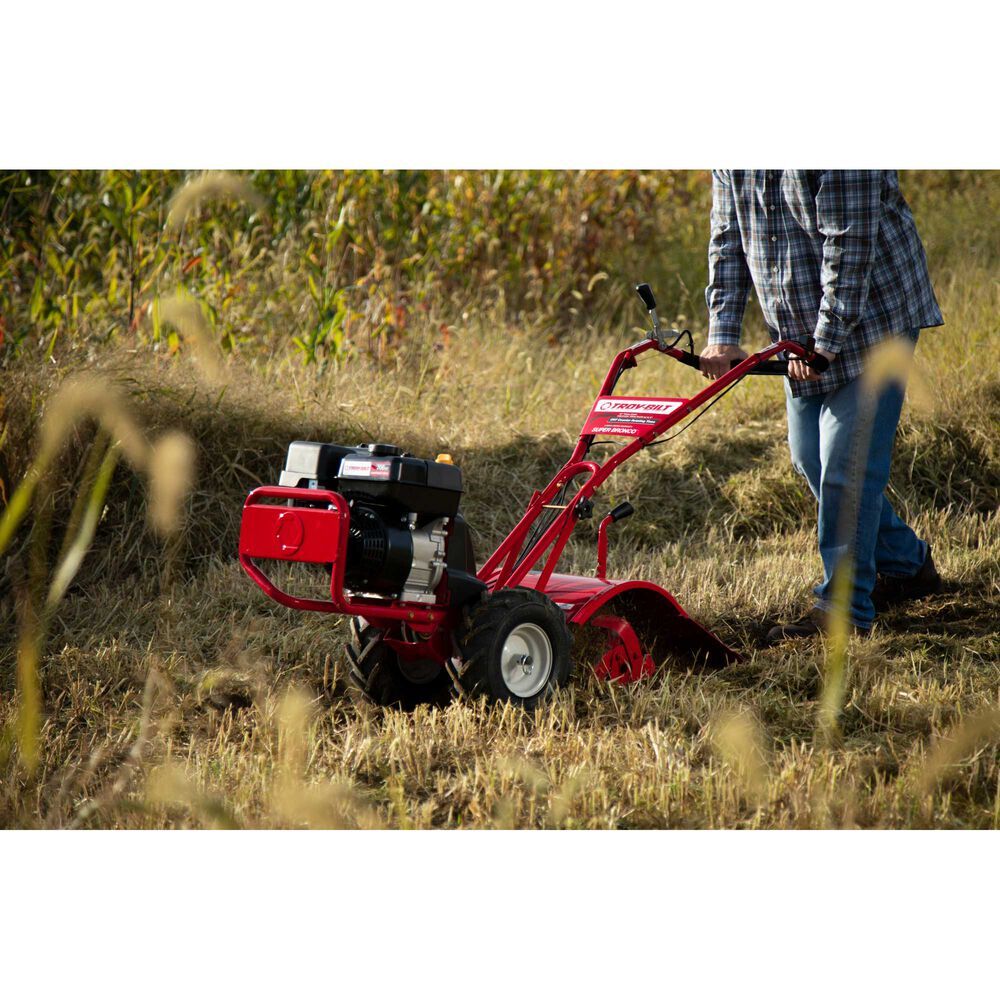 Troy-Bilt Super Bronco CRT 208cc Gas Rear Tine Tiller, 16 in.