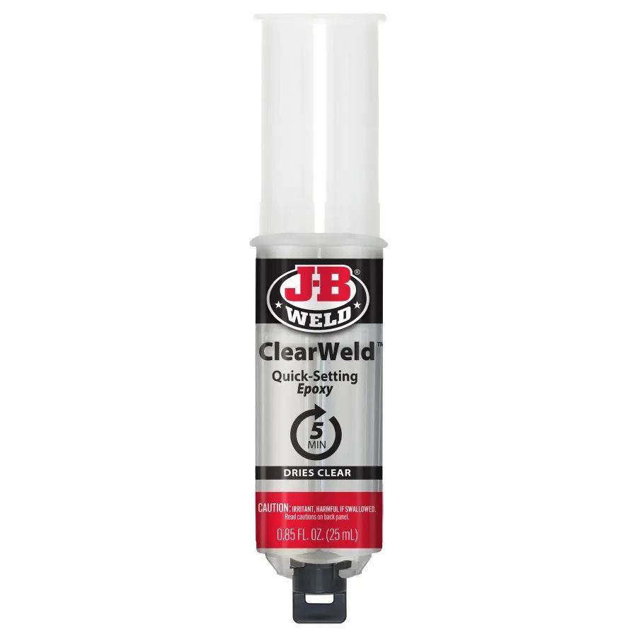 J-B Weld ClearWeld Syringe, 25-ml