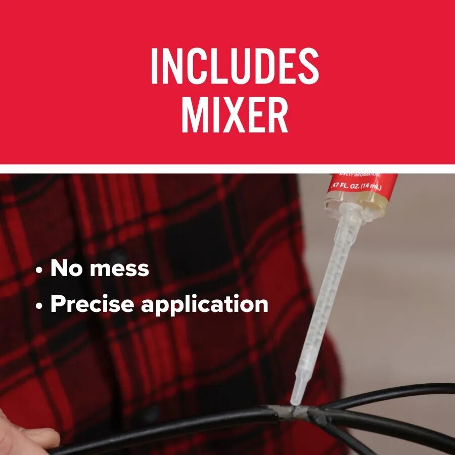 J-B Weld ClearWeld Syringe Quick Setting Epoxy, 14-ml