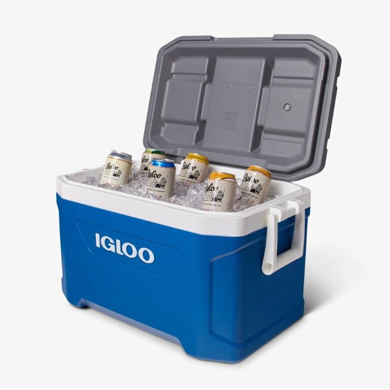 Igloo Latitude Blue Cooler, 52-Qt