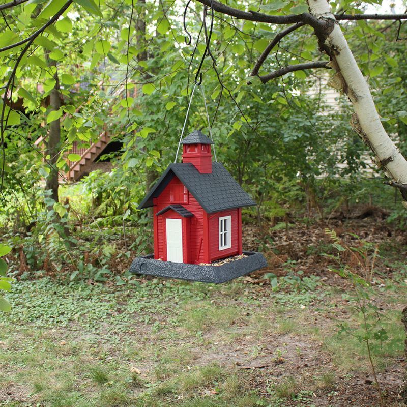 North States Village Collection School House Birdfeeder