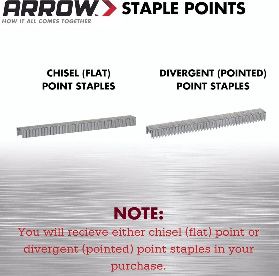 Arrow T50 Heavy Duty Staples, 5/16-In X 3/8-In, 5000-Ct