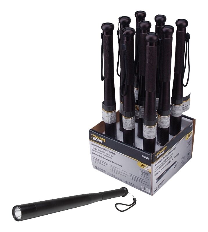 PowerZone 300 Lumen LED Baseball Bat Flashlight, 16-In