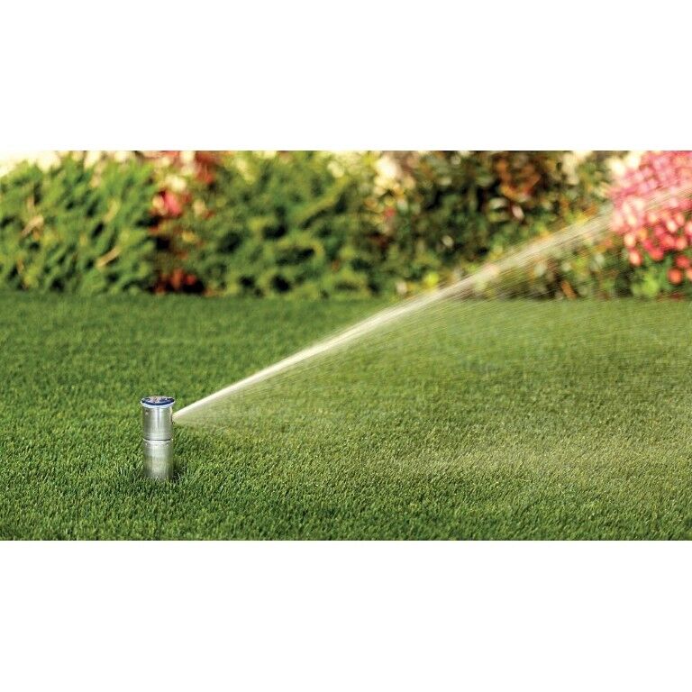 Rain Bird Stainless Steel 4-In Pop-Up 40°-360° Simple Adjust Gear Drive Rotor Sprinkler, 50-Ft