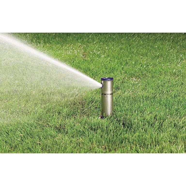 Rain Bird Stainless Steel 4-In Pop-Up 40°-360° Simple Adjust Gear Drive Rotor Sprinkler, 50-Ft