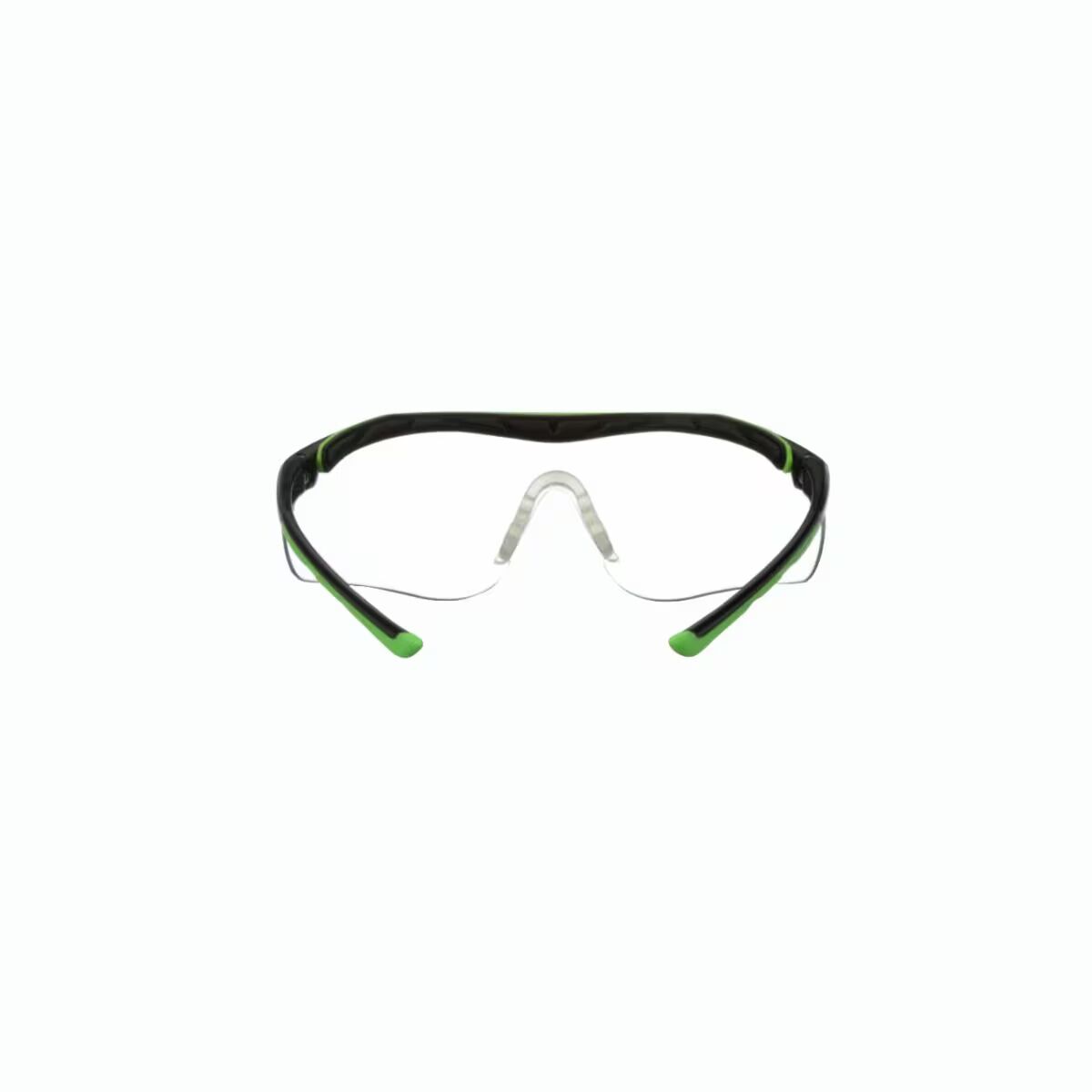 3M Green Clear Lens Brow Guard Safety Eyewear