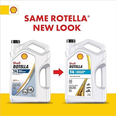 Shell Rotella T4 15W-40 Diesel Oil, 1-Gal