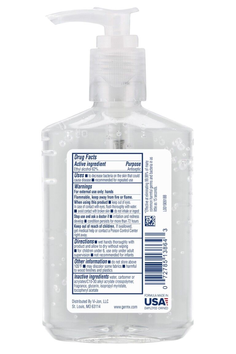 Germ-X Original Moisturizing Hand Sanitizer, 8-Oz