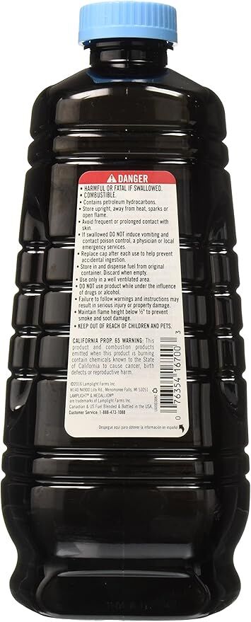 Lamplight Farms Medallion Clear Unscented Lamp Oil, 64-Oz