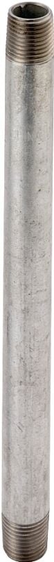 ProSource Galvanized Steel Pipe Nipple, 1-In Threaded x 1-In Threaded x 4-In