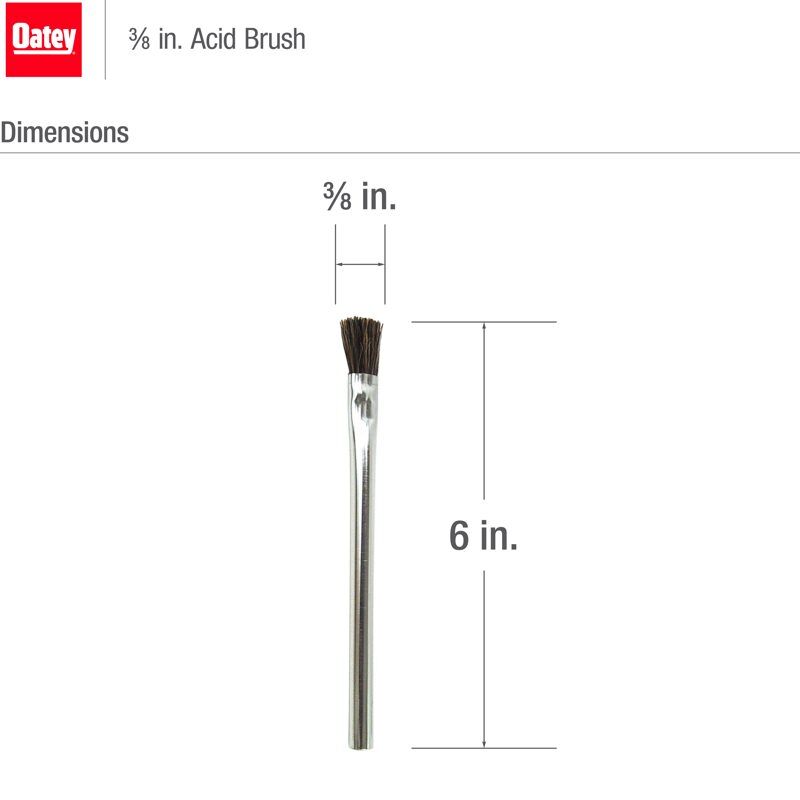 Oatey Acid Brushes