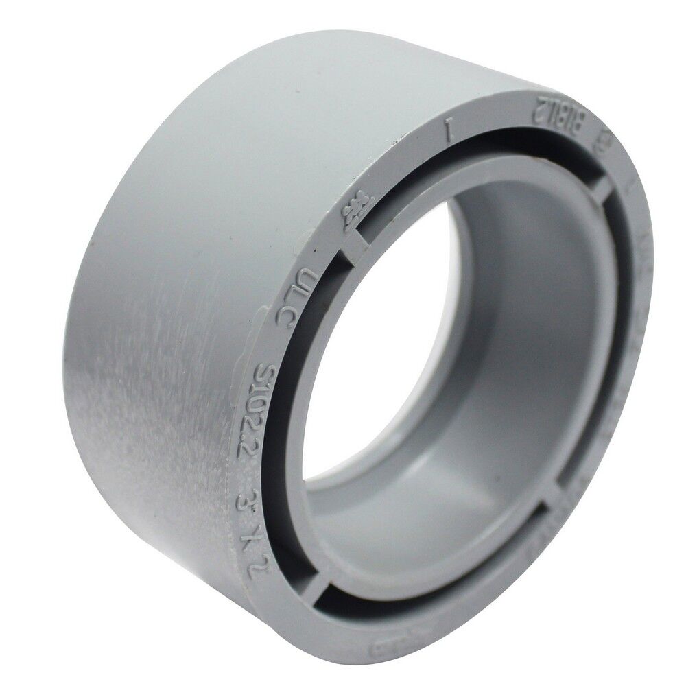 Canplas Reducer Bushing Spigot X Hub, 3-In X 2-In