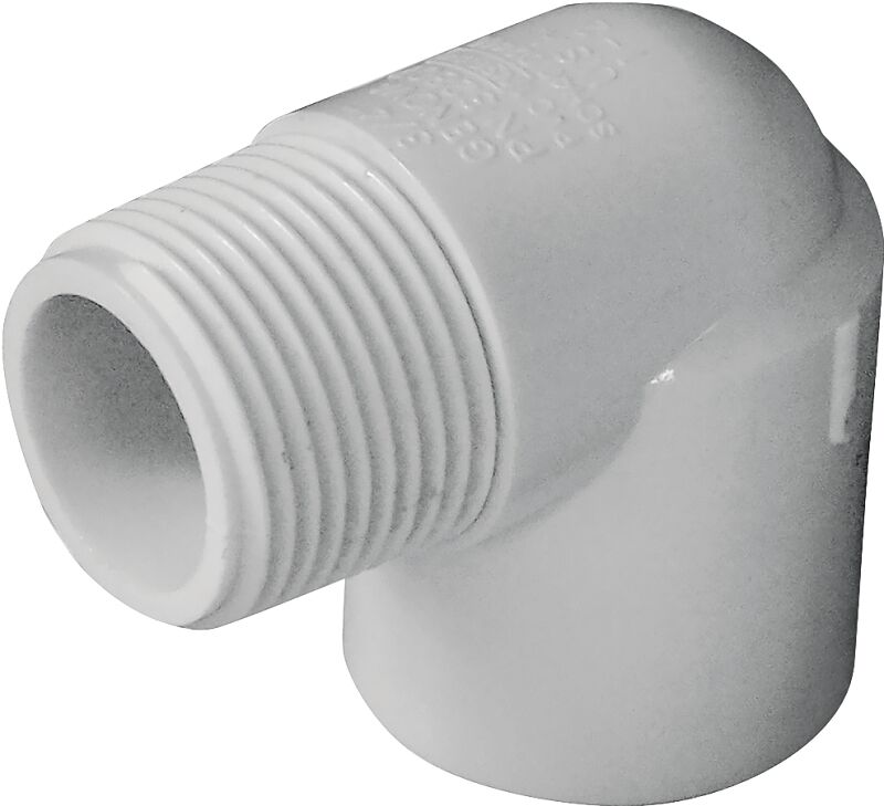 IPEX Schedule 40 PVC 90° Street Pipe Elbow, 3/4-In Slip x 3/4-In MPT