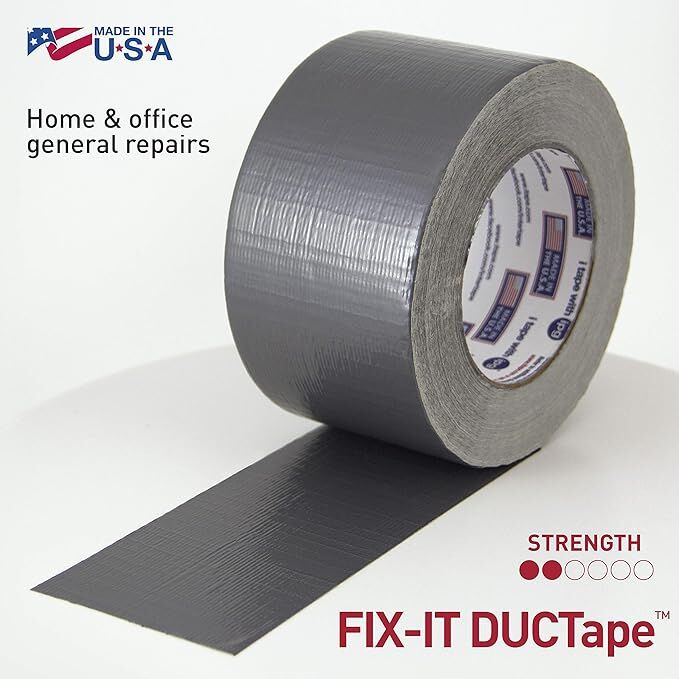 IPG Fix-It DUCTape General Maintenance Silver Duct Tape, 1.88-In X 55-Yd
