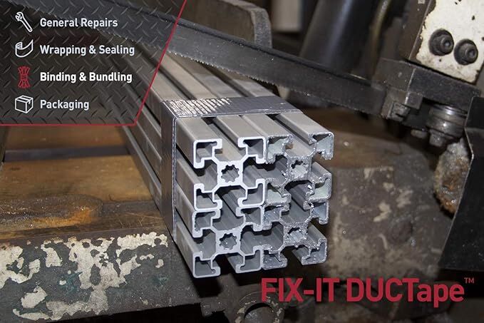 IPG Fix-It DUCTape General Maintenance Silver Duct Tape, 1.88-In X 55-Yd