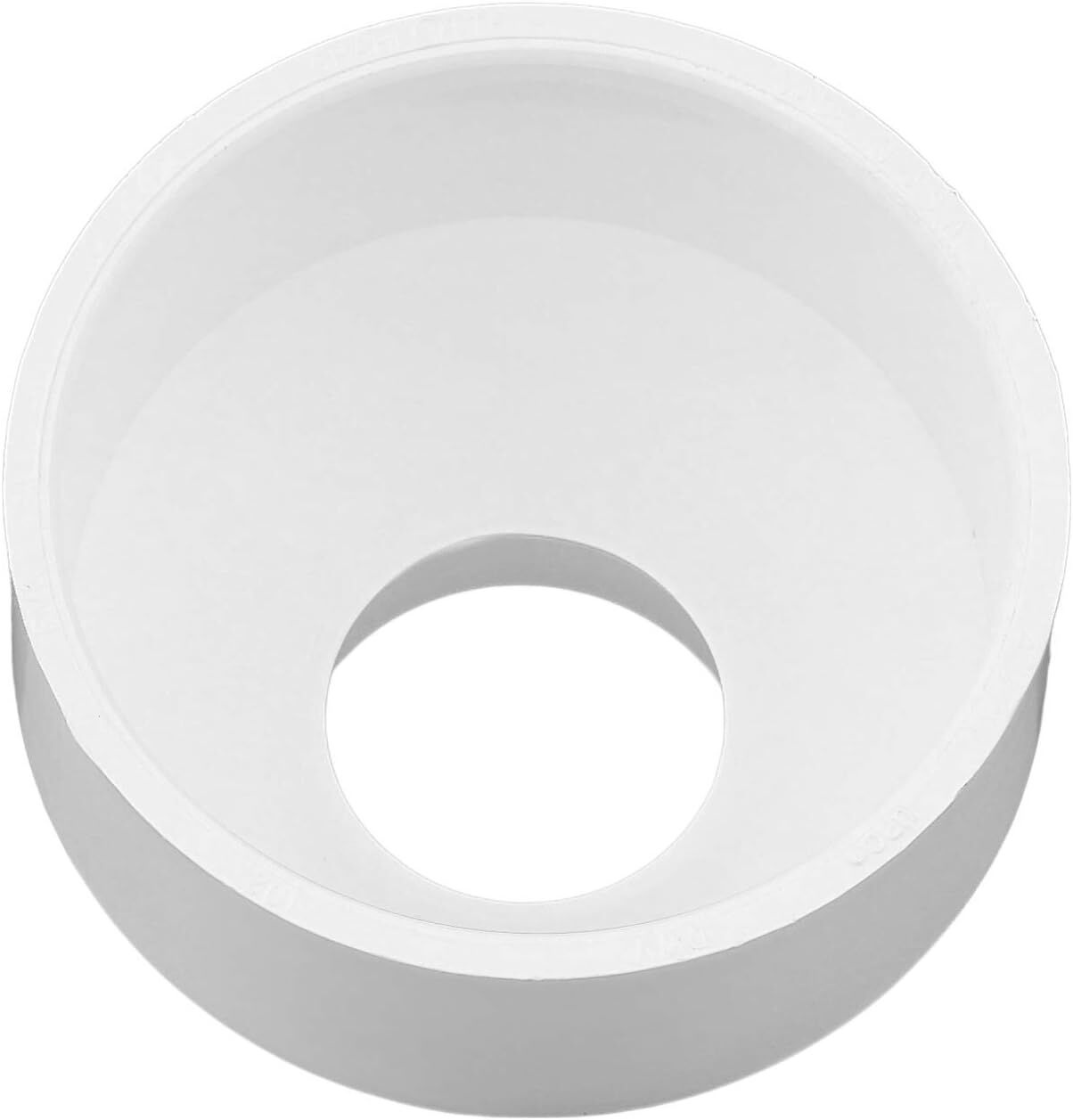 Charlotte Pipe Schedule 40 PVC DWV Reducer Coupling, 2-In Hub x 4-In Hub