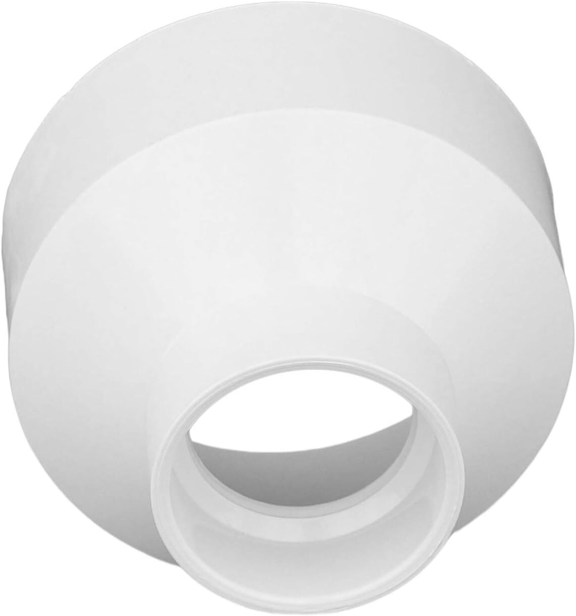 Charlotte Pipe Schedule 40 PVC DWV Reducer Coupling, 2-In Hub x 4-In Hub