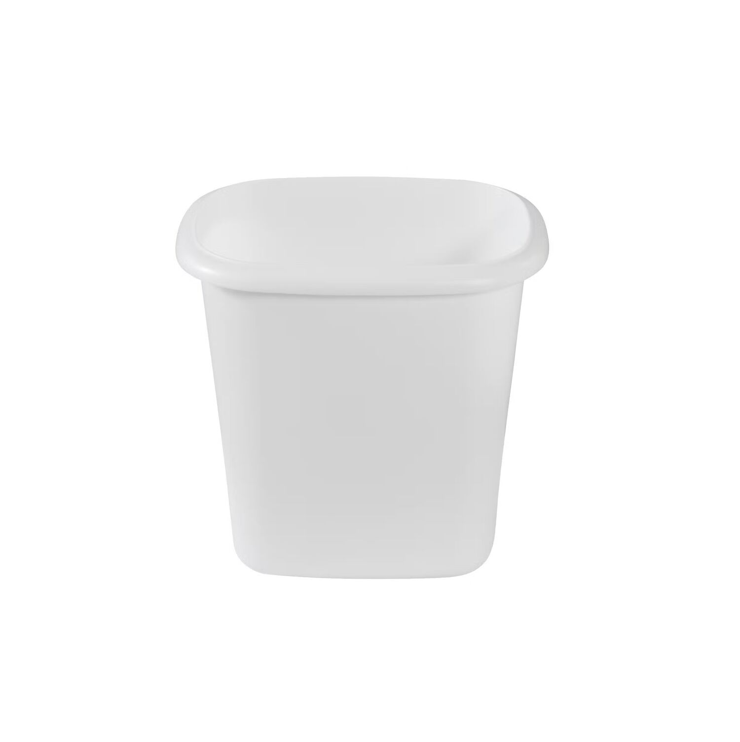Rubbermaid White Vanity Wastebasket, 1.5-Gal