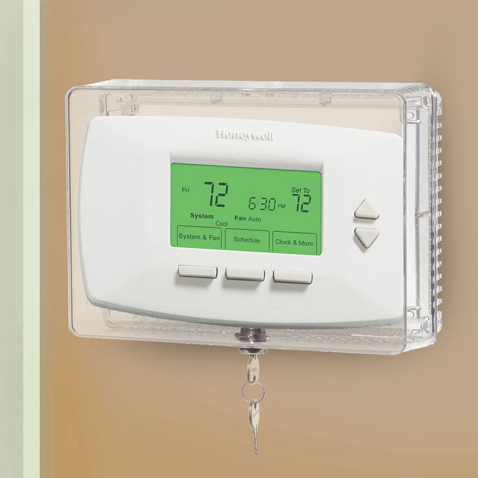 Honeywell Home Medium Thermostat Guard With Inner Shelf