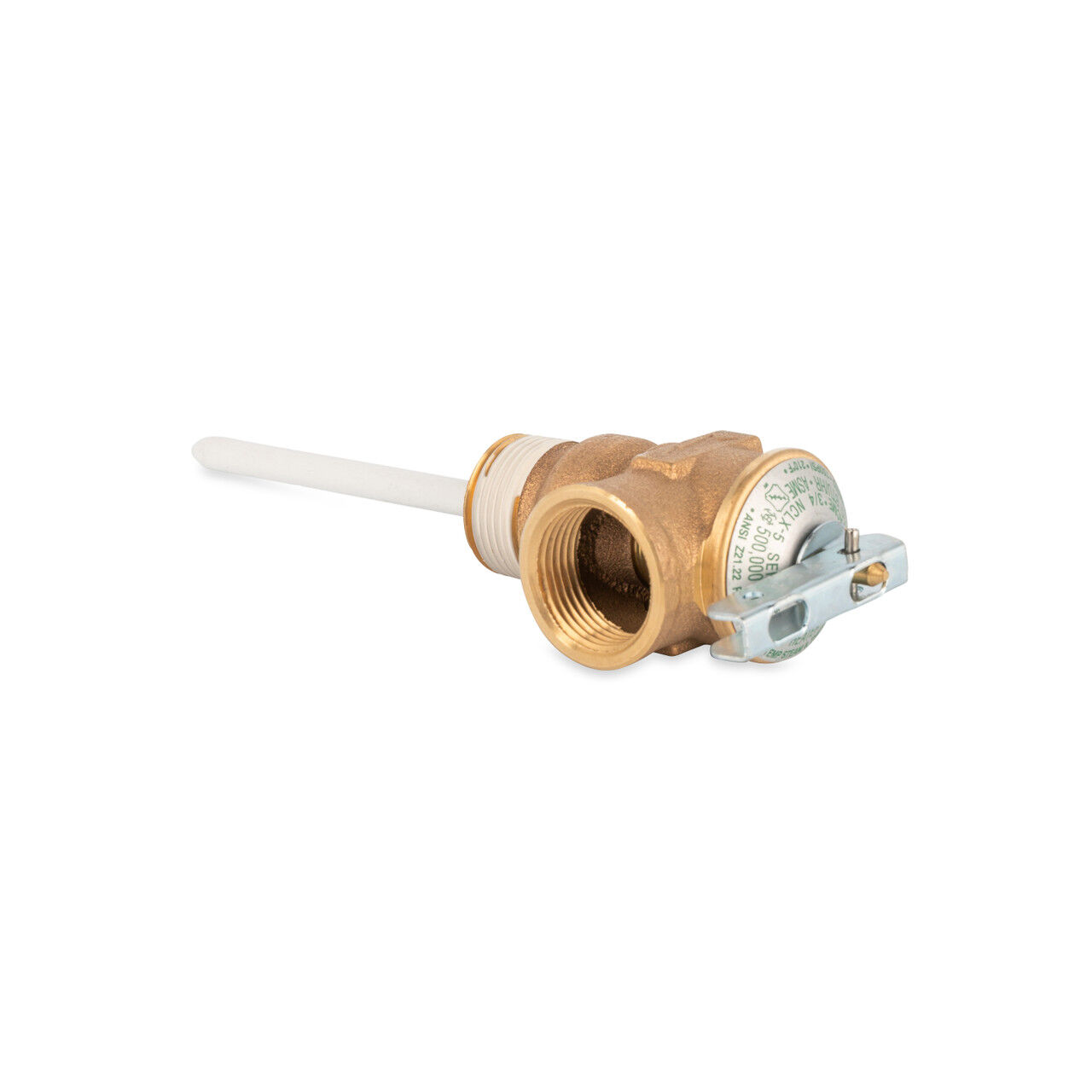 Camco Automatic Temperature And Pressure Relief Valve With Extension Probe And Lever