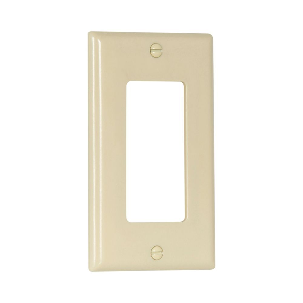 Eaton 2151V-BOX Ivory Decorator Cutout Wallplate