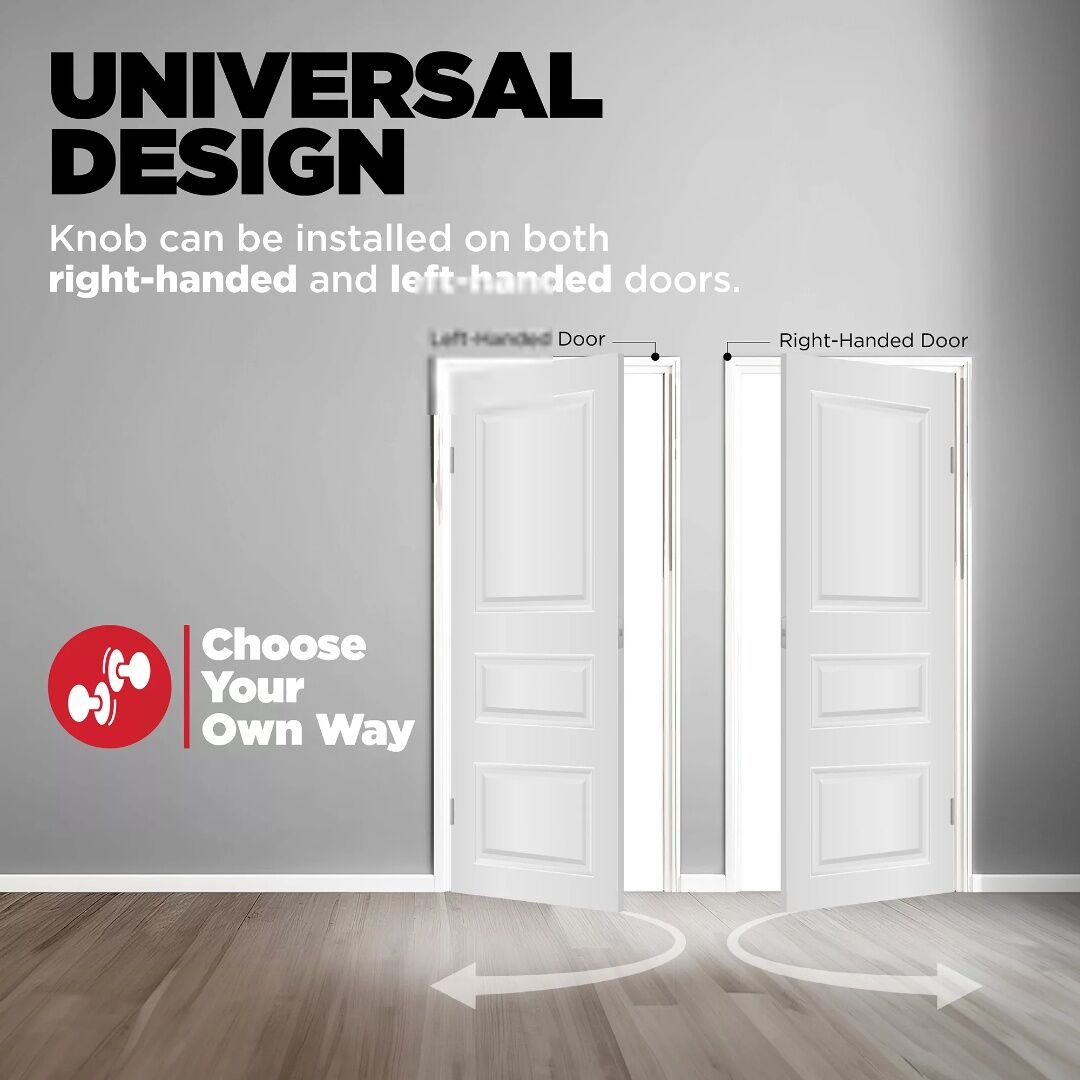 Kwikset Polished Brass Polo Security One Side Keyed Deadbolt Door Knob Set With Pin & Tumbler