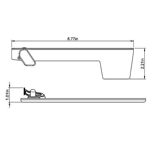 Gibraltar Red Aluminum Replacement Flag Kit