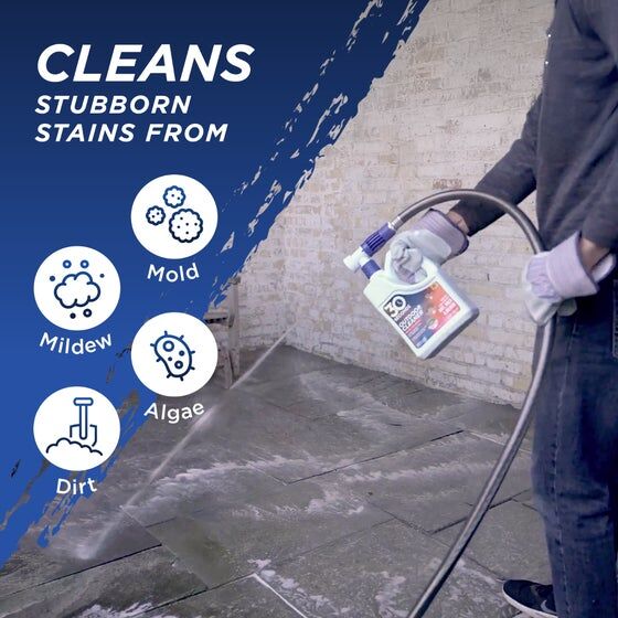 30 Seconds Outdoor Cleaner Hose Attachment, 64-Oz